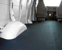 Vantred Custom Floor Mat For Cargo Vans Black Thermoplastic Bedrug Cargo Van Mats Vtrg96x Cargo Van Cargo Liner Van