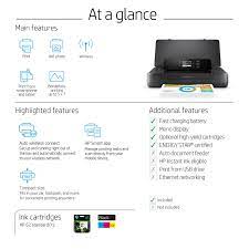 Hp officejet 200 mobile printer series (update : Hp Officejet 200 Portable Printer With Wireless And Mobile Printing Cz993a Quill Com