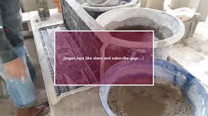 Kamu dapat menempatkan satu kursi dengan bantal, meja kecil dan diberi pemanis dengan pot kecil. Cara Cepat Membuat Pilar Beton Mencetak Cincin Potongan Pilar Tiang Teras Youtube