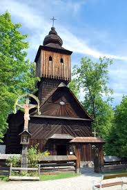 Roznov Pod Radhostem Skanzen Moravia Old Country Churches Czech Republic