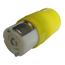 This plug is not watertight or weather resistant. Marinco 50a 125 250v Locking Connector