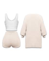 Cosy Knit Set 3 Pieces Ivory Misscosy