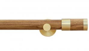 Wood And Brass Curtain Rod Wood Curtain Rods Curtain Poles Wood Curtain