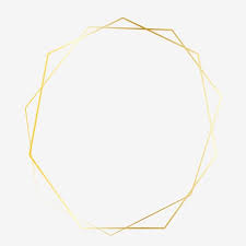 Golden Polygon Clipart Png Vector Element Frame Invitation Lovely Frame Golden Png And Vector With Transparent Background For Free Download Clip Art Gold Wallpaper Background Floral Border Design