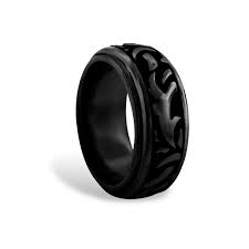 Black Titanium Men S Wedding Bands A Wedding With Titanium Men S Wedding Bands Titanium Wedding Band Mens Gothic Wedding Rings Mens Wedding Rings