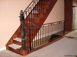 Railing iron handrails wrought iron staircase stairway. Iron Art Railings Fencing Inc Blog Archive Wrought Iron Stairs