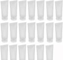 20PCS 15ml/20ml/30ml/50ml/100ml Clear Empty Refillable Plastic Soft Tubes  Cosmetic Sample Bottles Jars Makeup Travel Containers For Lip Balms Lip ...