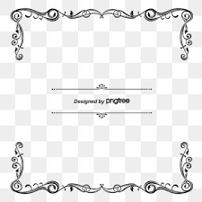 Black And White Simple Background Frame فريم Graphic Design Background Templates Invitation Flyer Clip Art Borders