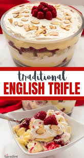 English Trifle Recipe In 2021 Bread Recipes Sweet Delicious Desserts Sheet Cake Recipes