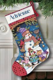 Merry and bright counted cross stitch patterns holidays christmas december winter at thecottageneedle.com. Cute Carolers Cross Stitch Christmas Stocking Kit Cross Stitch Christmas Stockings Christmas Stocking Kits Kids Christmas Stockings