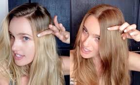 Clairol Natural Instincts Amber Shimmer 6 5 Before After Youtube
