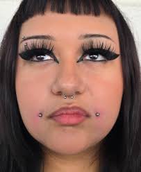 Dahlia piercings, aka 'joker piercings' We did these with a 14g and a  little further out for safety reasons due to anatomy There are a lot of  important anatomical features we have