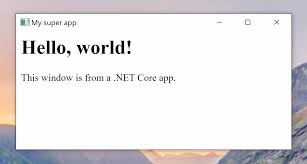 In my career i have been working with many technologies, trust me i am not sure which one is my favorite. Meet Webwindow A Cross Platform Webview Library For Net Core