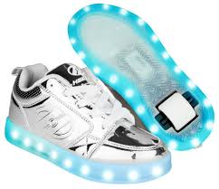 ebay sponsored heelys premium 1 lo light up silver chrome