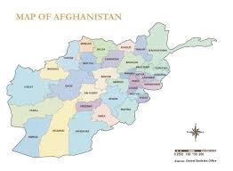 Map of afghanistan, satellite view. Maps Of Afghanistan Young Pioneer Tours