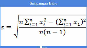 Jadi simpangan bakunya adalah 3 2 √ 2. Simpangan Baku Rumus Cara Menghitung Dan Contoh Soal