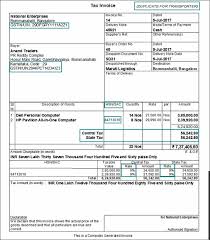Enter Sales Voucher Under Gst Printing Invoice Format In Tally Erp 9 Invoice Format Invoice Format In Excel Invoice Example