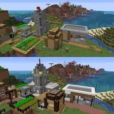 The dangers we encounter in the world were also absent from early versions of the game, with witches, bats, zombie villagers and wither . I Felt This Old Village Could Use Some Renovation R Minecraft