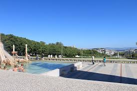 Viewpoint of Parque Eduardo VII in Lisbon • Portugal