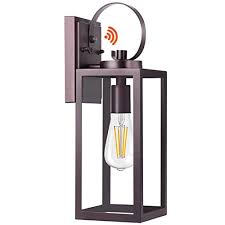 Check spelling or type a new query. Buy Dusk To Dawn Sensor Outdoor Light Fixtures Wall Mount Oil Rubbed Bronze Porch Lights Exterior Wall Lantern Outdoor Lighting Waterproof Wall Sconce Anti Rust Outside Lamp Clear Glass For Garage Online In