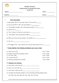 All worksheets are available for online view and pdf documents to download, answers with detailed explanations are given at the end of questions. Grade 3 Worksheets Pdf Third Grade Math Worksheets