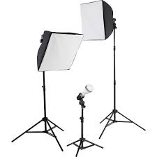 Midwest Photo Westcott Ulite Led 3 Light Collapsible Softbox Kit With Led Bulbs