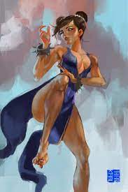 I Painted Chun Li I M Pretty Happy With This One Streetfighter Chun Li Fan Art Street Fighter