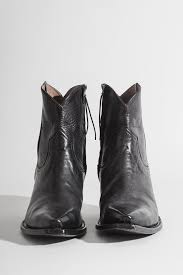 Black Ankle Boots With Brown Heel Cowboy Ankle Boot Black In 2020 Boots Black Leather Cowboy Boots Black Ankle Boots