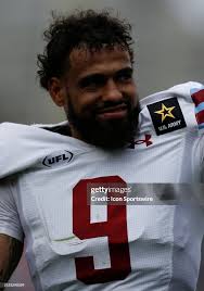 Michigan Panthers wide receiver Marcus Simms looks