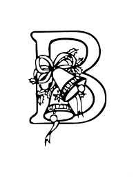 Christmas Alphabet Coloring Pages B Christmas Alphabet Free Christmas Coloring Pages Coloring Pages