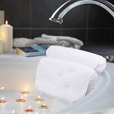 If you're looking for a cushy, comfortable, and sturdy bath mat, idle hippo's full body bath pillow is the one for you. Buy Amazefan Bath Pillow Bathtub Spa Pillow With 4d Air Mesh Technology And 7 Suction Cups Helps Support Head Back Shoulder And Neck Fits All Bathtub Hot Tub And Home Spa Online