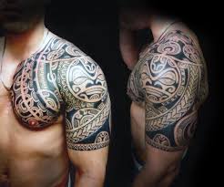 75 Half Sleeve Tribal Tattoos For Men Masculine Design Ideas Half Sleeve Tribal Tattoos Tribal Tattoos For Men Half Sleeve Tattoos Designs