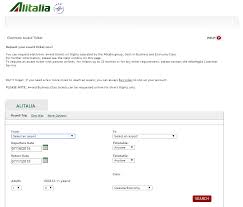 How To Book Alitalia Millemiglia Awards