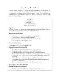 Massage Therapist Resume Sample Massage Therapist Jobs Massage Therapy Resume Examples