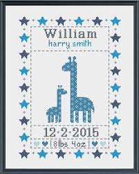 Cross stitching for little ones. Printable Free Cross Stitch Patterns For Babies Birth Announcement Novocom Top