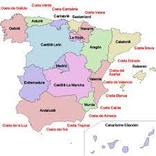 Spanje (officieel het koninkrijk spanje) is een land in het zuidwesten van europa. Spaanse Provincies Regio S