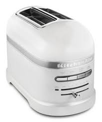 Blanc Perle Givre Grille Pain Serie Pro Line 2 Fentes Kmt2203fp Kitchenaid