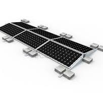 East West Dual Tilt Solar Ballast Mounting System for Flat ...