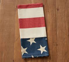 american flag tea towel pottery barn