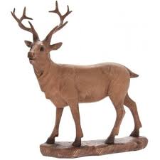 True divided lite tempered glass. Lp43572 Animal Kingdom Wooden Stag Figure 46585 Interior Decor Home Accessories Ornamental Rosefields