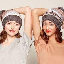 Free Knit Pattern Caron X Pantone Garter Stitch Knit Hat This Simple Garter Stich Knit Hat S Texture Is B Garter Stitch Knitting Garter Stitch Knitted Hats
