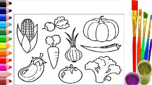 You can print out and color this vegetable coloring page. Facebook