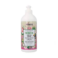 One should never leave coconut oil in hair for a day or week. Novex Coconut Oil Leave In Conditioner 300 Ml