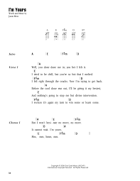 A well uh you dawned on me and you bet i felt it, e i tried to be chill but you're so hot that i melted, f#m i fell right through the cracks, d and now i'm tryin to get back. I M Yours Sheet Music Jason Mraz Ukulele Chords Lyrics