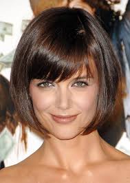 Do you wish to see the best example of modern bob hairstyles? Katie Holmes Short Haircut Cute Box Bob Cut With Bangs Hairstyles Weekly