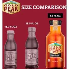 Buy one, get one (bogo) promotional items must be of equal or lesser value. Gold Peak Lemonade Tea Bottle 52 Fl Oz Flavored Market Basket