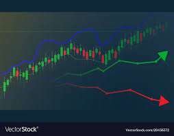 stock market or forex trading graph and chart