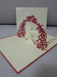 3d Pop Up Wedding Card Wedding Card Pop Up Card Greeting Card No 10 Pop Up Card Templates Cards Handmade Pop Up Cards