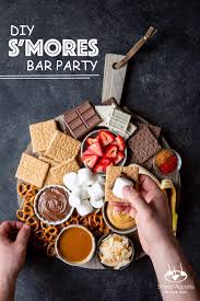 Lots of fun flavor s'more combinations and free s'mores printables. Diy S Mores Bar Party With 10 Creative S Mores Shared Appetite