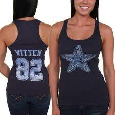 Jason Witten Dallas Cowboys Women S Go Team Name Number Tank Top Navy Blue Dallas Cowboys Tshirts Dallas Cowboys Women Athletic Tank Tops